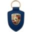 Picture of Porsche crest keyring, blue