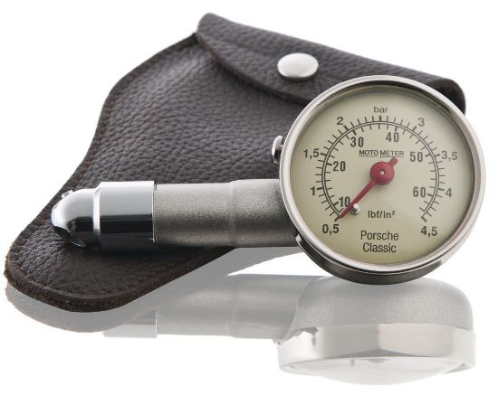 Picture of Tyre Pressure Gauge with Leather Case, Classic