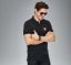 Picture of Polo Shirt, Crest Classic Black, Mens