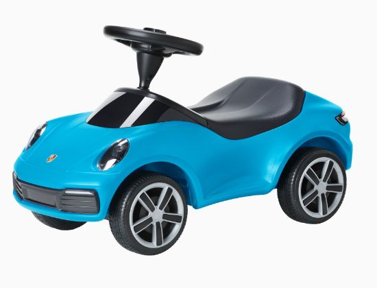 Picture of Ride-On Baby Porsche with Lights, Miami Blue