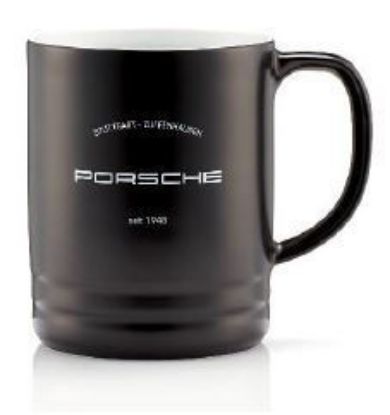 Picture of Porsche Classic Black Mug in Piston Design