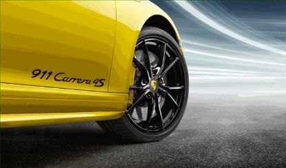 Picture of Decal Set, Model Designation, 911 (991) Carrera 4S in Black