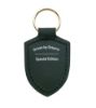 Picture of Keyring, Porsche Crest, Leather, Green