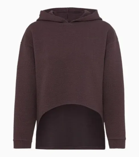 Picture of Textured Hoodie Blackberry/Kalahari